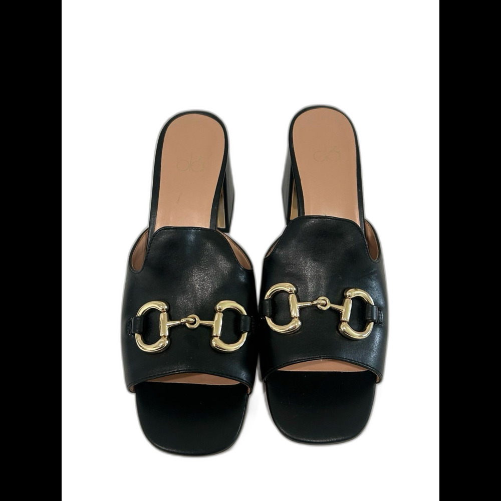 Ola Mules Sandals Women's Size 9 Color Black Anna Slip-ons Comfort Heels LNWOT - Picture 12 of 12